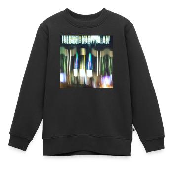 Berlin bei Nacht - Kinder Premium Organic Sweatshirt - Schwarz - Vorne - AI Model Kid Female (0cm)