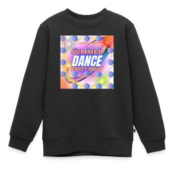 Summer dance - Kinder Premium Organic Sweatshirt - Schwarz - Vorne - AI Model Kid Female (0cm)