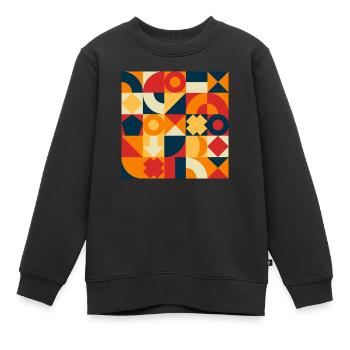 Échantillons, Ceinture, Mode, Stylé - Sweat Premium enfant bio - noir - Devant - AI Model Kid Female (0cm)