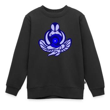 But. Succès, motivation et concentration - Sweat Premium enfant bio - noir - Devant - AI Model Kid Female (0cm)