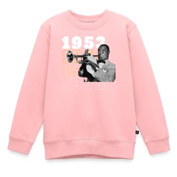 Jahrgang 1953 - Kinder Premium Organic Sweatshirt - Rosa - Vorne - AI Model Kid Female (0cm)