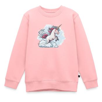 Enchanted Flight - Kids Premium Organic Sweatshirt - rose - Front - AI Model Kid Female (0cm)