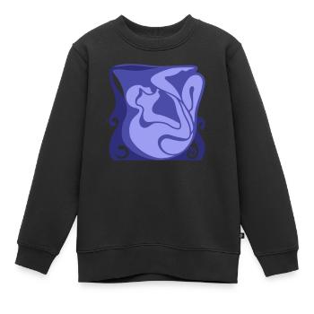 Aimez votre vaisseau. L’amour de soi et l’acceptation du corps - Sweat Premium enfant bio - noir - Devant - AI Model Kid Female (0cm)