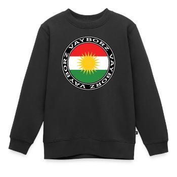 Kurdistan - Kinder Premium Organic Sweatshirt - Schwarz - Vorne - AI Model Kid Female (0cm)