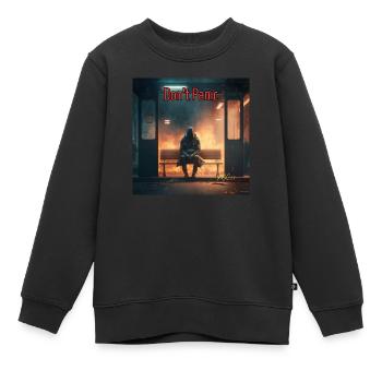 Keine Panik - Kinder Premium Organic Sweatshirt - Schwarz - Vorne - AI Model Kid Female (0cm)