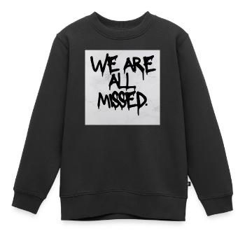 Simple Modern Photography Missed Music - Kinder Premium Organic Sweatshirt - Schwarz - Vorne - AI Model Kid Female (0cm)