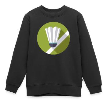Sport - Kinder Premium Organic Sweatshirt - Schwarz - Vorne - AI Model Kid Female (0cm)