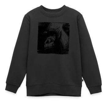 Wildtiere - Kinder Premium Organic Sweatshirt - Schwarz - Vorne - AI Model Kid Female (0cm)