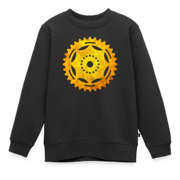 Fahrrad - Kinder Premium Organic Sweatshirt - Schwarz - Vorne - AI Model Kid Female (0cm)