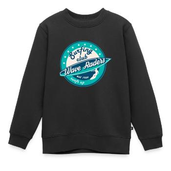 Wassersport - Kinder Premium Organic Sweatshirt - Schwarz - Vorne - AI Model Kid Female (0cm)