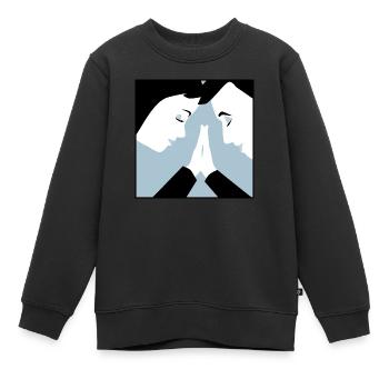 Connexion - Sweat Premium enfant bio - noir - Devant - AI Model Kid Female (0cm)