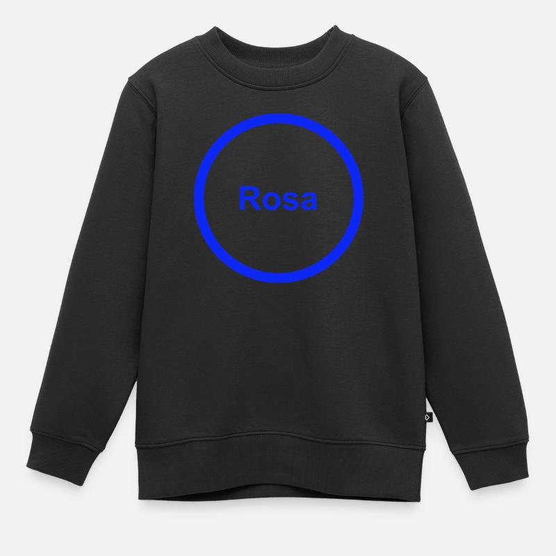 Rosa - Kinder Premium Organic Sweatshirt - Schwarz
