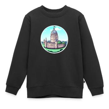 Türkische Architektur - Kinder Premium Organic Sweatshirt - Schwarz - Vorne - AI Model Kid Female (0cm)
