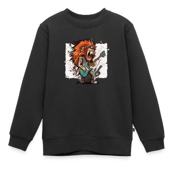 Die Höhle der Löwen - Kinder Premium Organic Sweatshirt - Schwarz - Vorne - AI Model Kid Female (0cm)