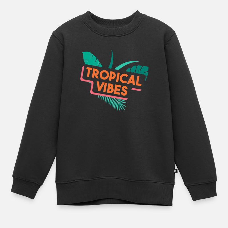 Paroles - Sweat Premium enfant bio - noir