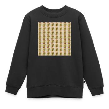 Lucky 64 Cats - Kinder Premium Organic Sweatshirt - Schwarz - Vorne - AI Model Kid Female (0cm)