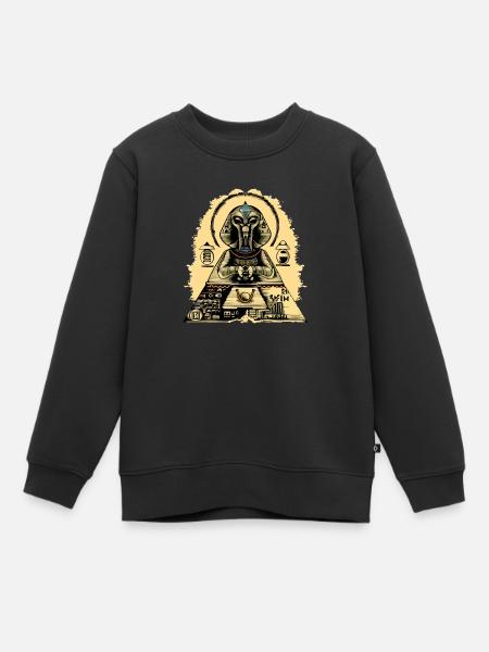 Sphinx Alien No. 2 - Kids Premium Organic Sweatshirt - black