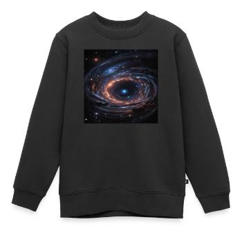 The milky way in the sky of pairs - Kinder Premium Organic Sweatshirt - Schwarz - Vorne - AI Model Kid Female (0cm)