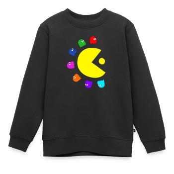 Noix de - Sweat Premium enfant bio - noir - Devant - AI Model Kid Female (0cm)