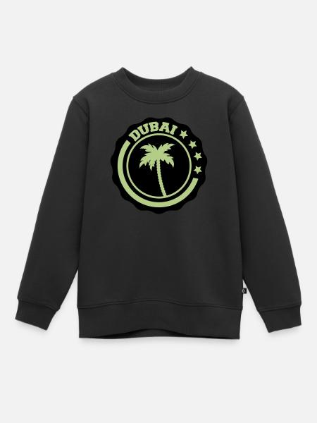 Dubaï - Sweat Premium enfant bio - noir