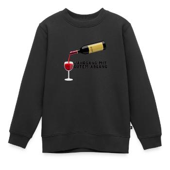 Abitur - Kinder Premium Organic Sweatshirt - Schwarz - Vorne - AI Model Kid Female (0cm)
