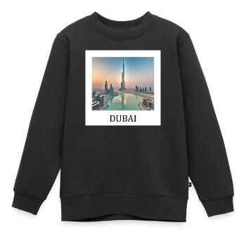 Dubai - Kinder Premium Organic Sweatshirt - Schwarz - Vorne - AI Model Kid Female (0cm)