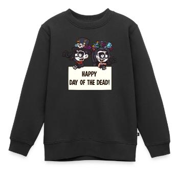 Alles Gute zum Tag der toten Kinder - Kinder Premium Organic Sweatshirt - Schwarz - Vorne - AI Model Kid Female (0cm)