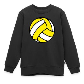 Volleyball BeachVolleyball Beachball 2 0 - Kinder Premium Organic Sweatshirt - Schwarz - Vorne - AI Model Kid Female (0cm)