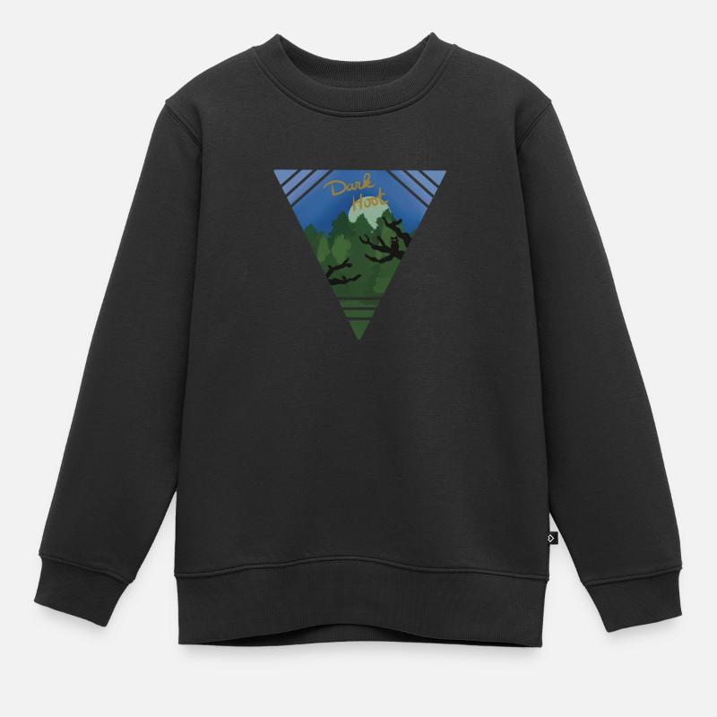 Hoot - Sweat Premium enfant bio - noir