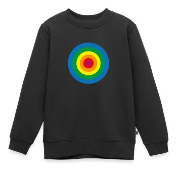 Spectrum Sphere - Kinder Premium Organic Sweatshirt - Schwarz - Vorne - AI Model Kid Female (0cm)