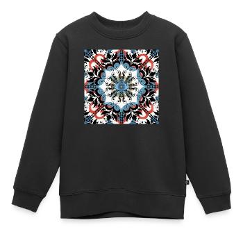 5 Original - Kinder Premium Organic Sweatshirt - Schwarz - Vorne - AI Model Kid Female (0cm)