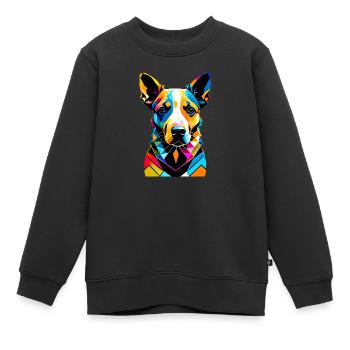 Chiens Propriétaire de chien de berger Propriétaire de chien Propriétaire de chien - Sweat Premium enfant bio - noir - Devant - AI Model Kid Female (0cm)