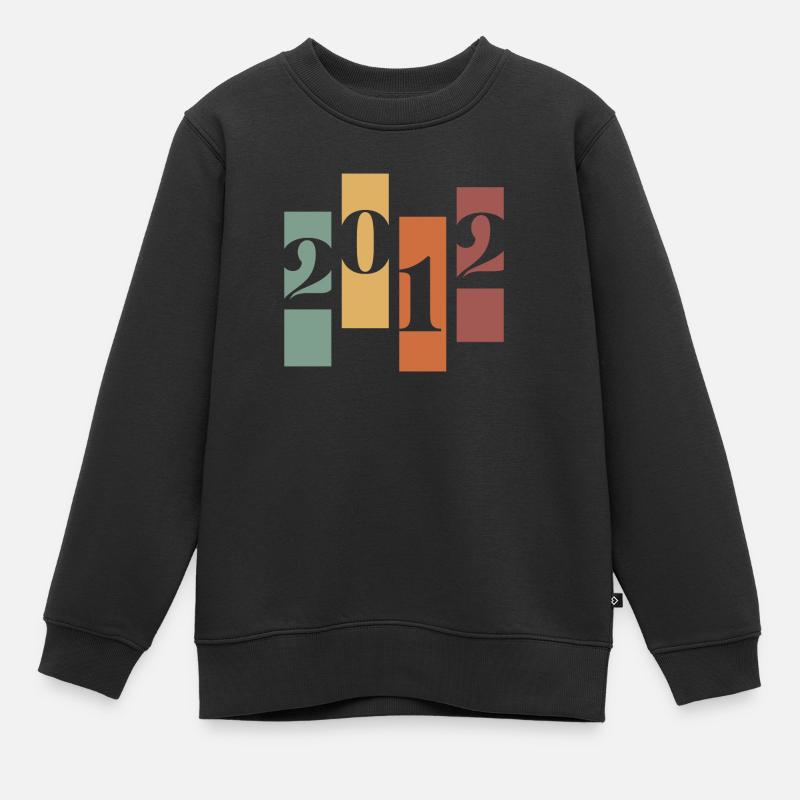 2012 vintage rétro - Sweat Premium enfant bio - noir