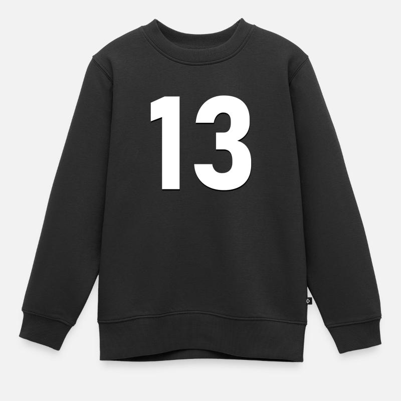 13 - Sweat Premium enfant bio - noir