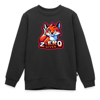 Zero Given - Fuchs Illustration - Kinder Premium Organic Sweatshirt - Schwarz - Vorne - AI Model Kid Female (0cm)