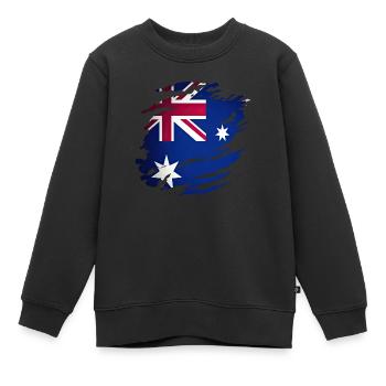 Australien Reisen Sydney Australischer Tourismus Sommer - Kinder Premium Organic Sweatshirt - Schwarz - Vorne - AI Model Kid Female (0cm)