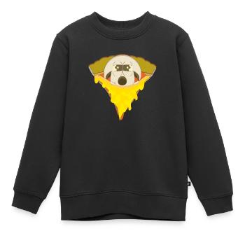 SCHÖNER TRAUM - Kinder Premium Organic Sweatshirt - Schwarz - Vorne - AI Model Kid Female (0cm)