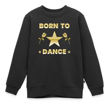 Danser - Sweat Premium enfant bio - noir - Devant - AI Model Kid Female (0cm)