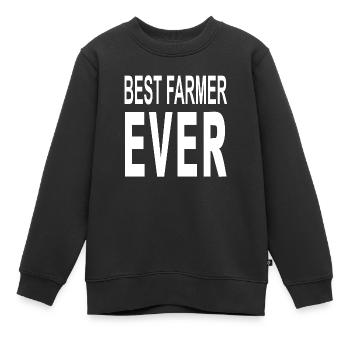 Bauer - Kinder Premium Organic Sweatshirt - Schwarz - Vorne - AI Model Kid Female (0cm)