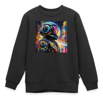 Astronaute - Sweat Premium enfant bio - noir - Devant - AI Model Kid Female (0cm)