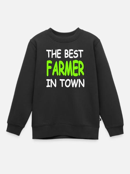 Bauer - Kinder Premium Organic Sweatshirt - Schwarz