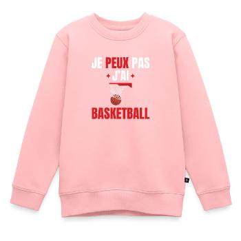 I can't I have sneakers - Kids Premium Organic Sweatshirt - rose - Front - AI Model Kid Female (0cm)