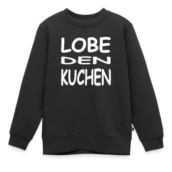 Gâteau - Sweat Premium enfant bio - noir - Devant - AI Model Kid Female (0cm)
