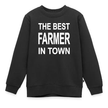 Bauer - Kinder Premium Organic Sweatshirt - Schwarz - Vorne - AI Model Kid Female (0cm)