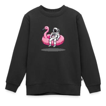 Galaktische Kälte - Kinder Premium Organic Sweatshirt - Schwarz - Vorne - AI Model Kid Female (0cm)