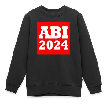 Abi 2024 - Kinder Premium Organic Sweatshirt - Schwarz - Vorne - AI Model Kid Female (0cm)