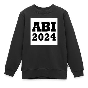 Abi 2024 - Kinder Premium Organic Sweatshirt - Schwarz - Vorne - AI Model Kid Female (0cm)