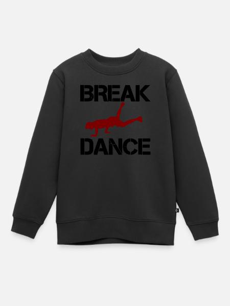 Breakdance (Breakdance) - Sweat Premium enfant bio - noir