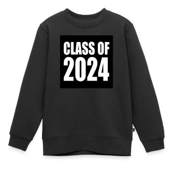 Class of 2024 - Kinder Premium Organic Sweatshirt - Schwarz - Vorne - AI Model Kid Female (0cm)