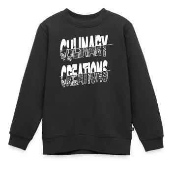 joke creative thinking fostering creativity funny - Kids Premium Organic Sweatshirt - black - Front - AI Model Kid Female (0cm)